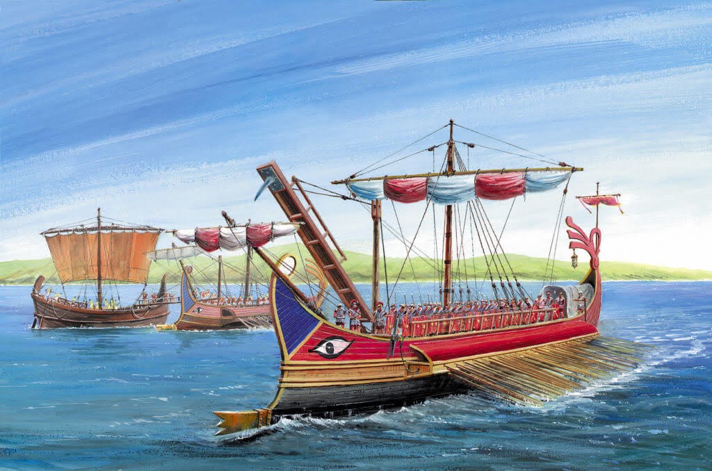 Fig.08 Trireme greco romane